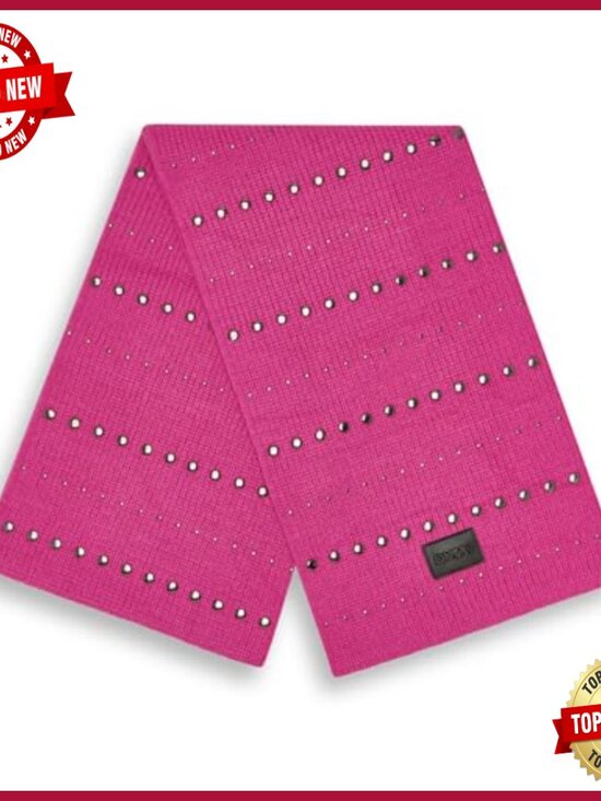 Studded Scarf & Beanie Gift Set - Cozy Winter Hat and Scarf Box Set main image 7